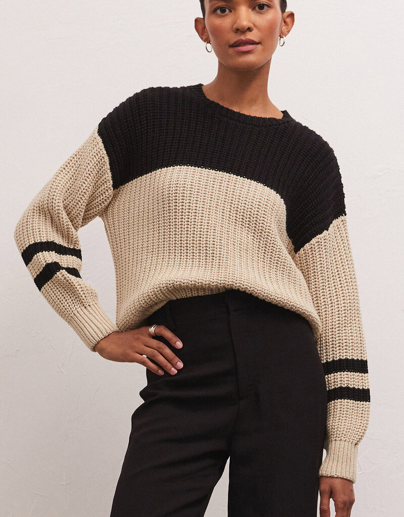 Z Supply Lyndon Color Block Sweater