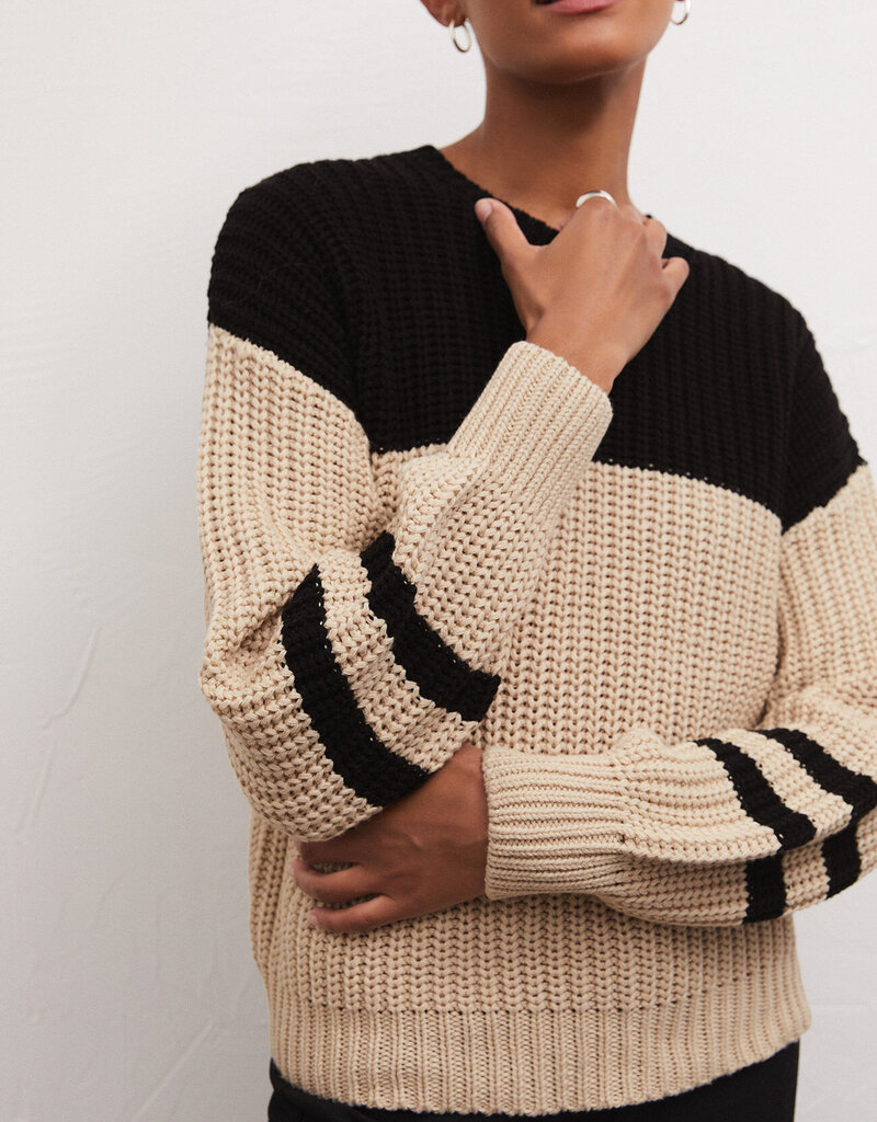 Z Supply Lyndon Color Block Sweater