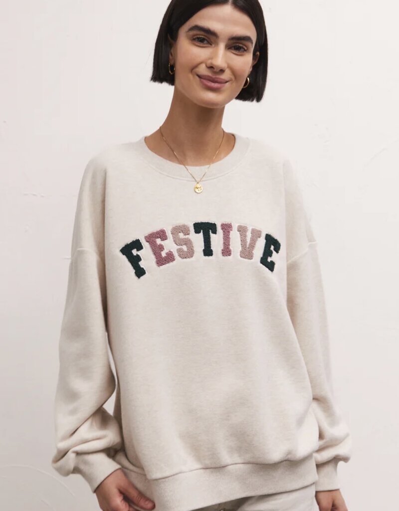 Z Supply Festive Sweatshirt