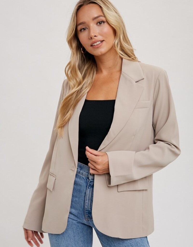 509 Broadway Single Button Blazer