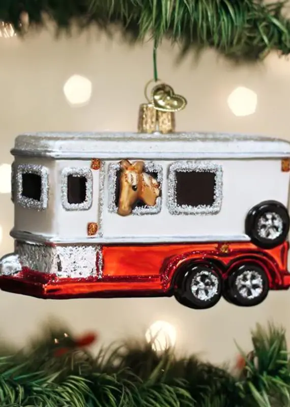 509 Broadway Horse Trailer Ornament