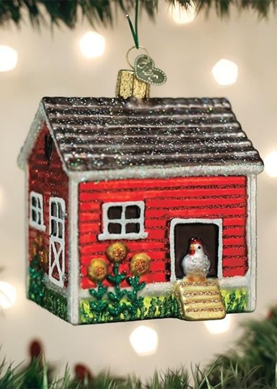 509 Broadway Chicken Coop Ornament