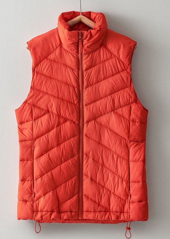 509 Broadway Quilted Chevron Puffer Vest