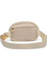 509 Broadway Santi Sherpa Shearling Belt Bag Fanny Pack