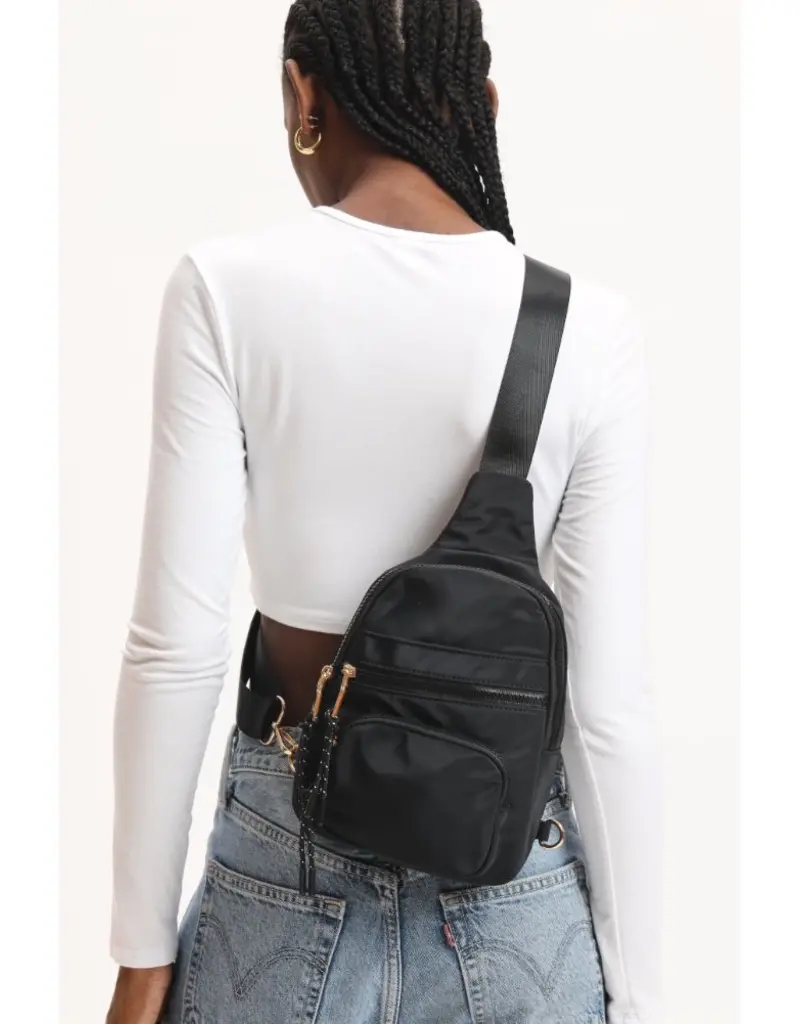 509 Broadway Sid Nylon Sling Backpack