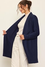 509 Broadway Open Front Knit Cardigan