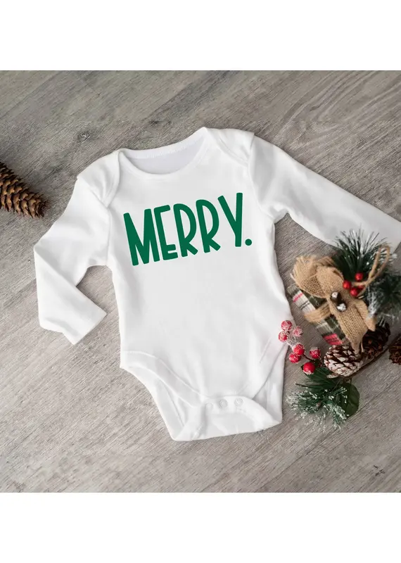 509 Broadway Merry Baby Onesie