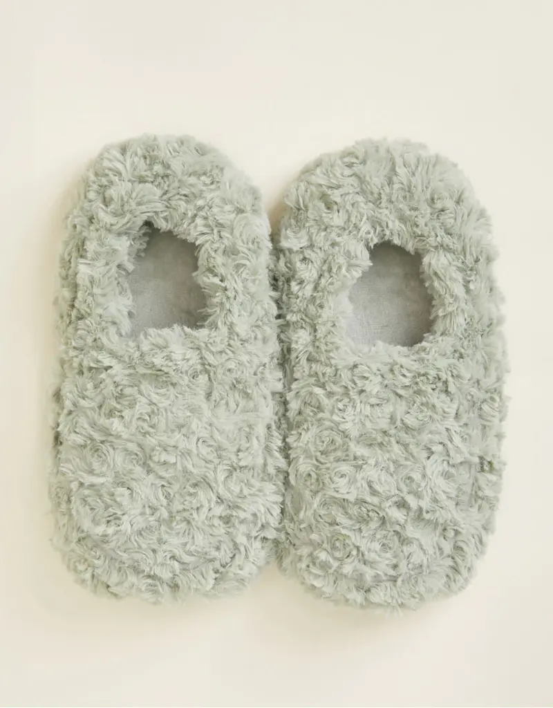 509 Broadway Curly Sage Warmies Slippers