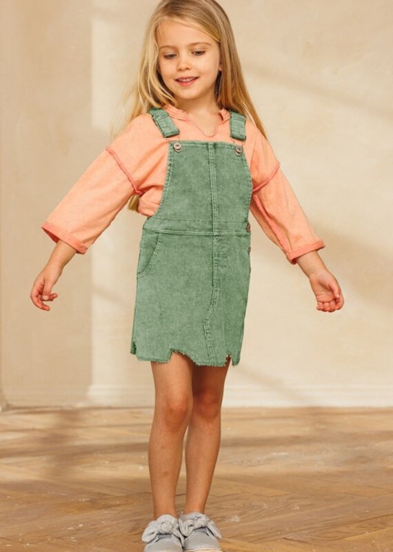 509 Broadway Girls Corduroy Overall Dress