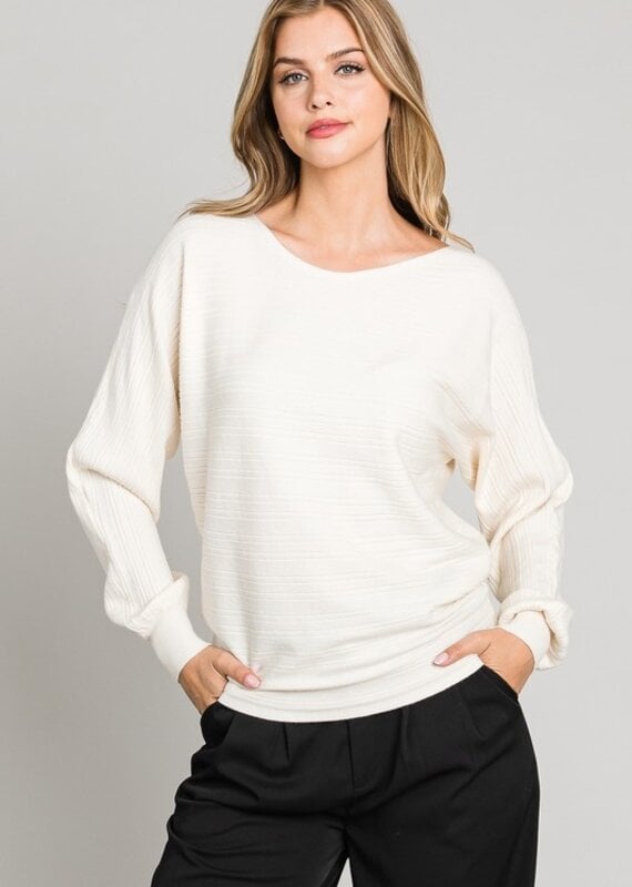 509 Broadway Soft Ribbed Pullover