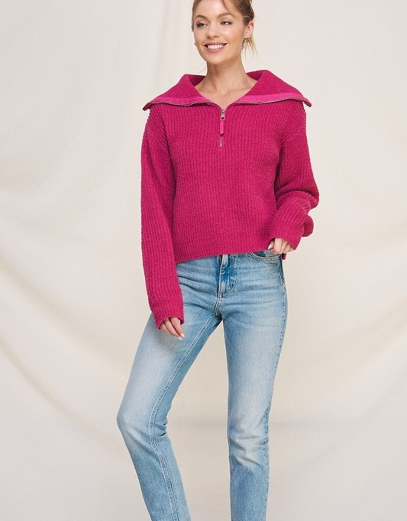 509 Broadway Soft Half Zip Pullover