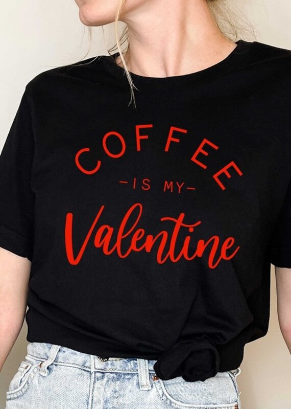 509 Broadway Coffee Is My Valentine Tee