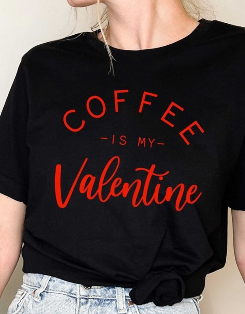 509 Broadway Coffee Is My Valentine Tee