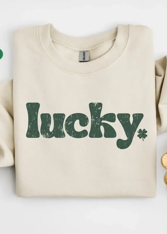 509 Broadway Lucky Crewneck Sweatshirt