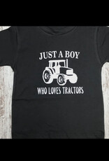 Just a Boy Who Loves Tractors Tee