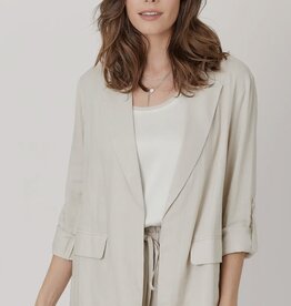 509 Broadway Rolled Up Sleeve Blazer