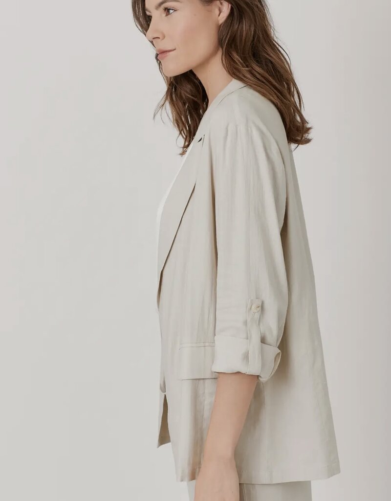 509 Broadway Rolled Up Sleeve Blazer