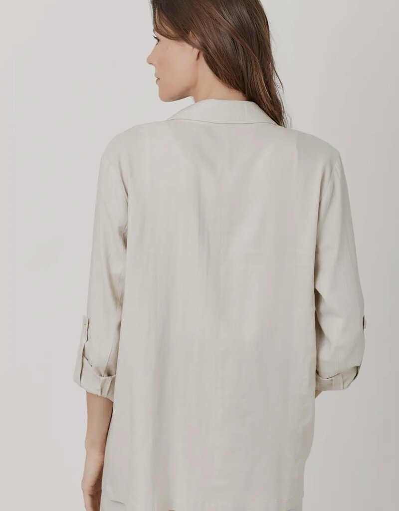 509 Broadway Rolled Up Sleeve Blazer