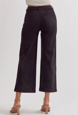 509 Broadway Acid Wash Wide Leg Pants