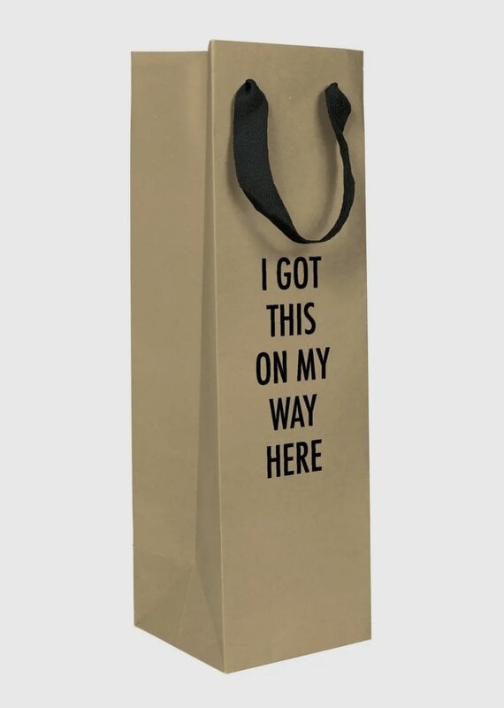 509 Broadway Way Here Wine Bag