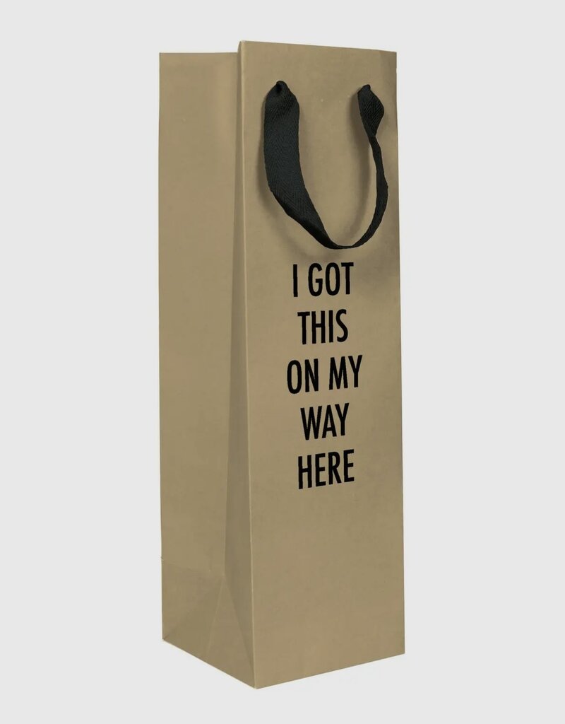 509 Broadway Way Here Wine Bag