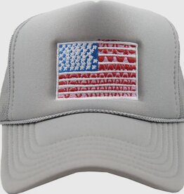 509 Broadway American Flag Trucker Hat