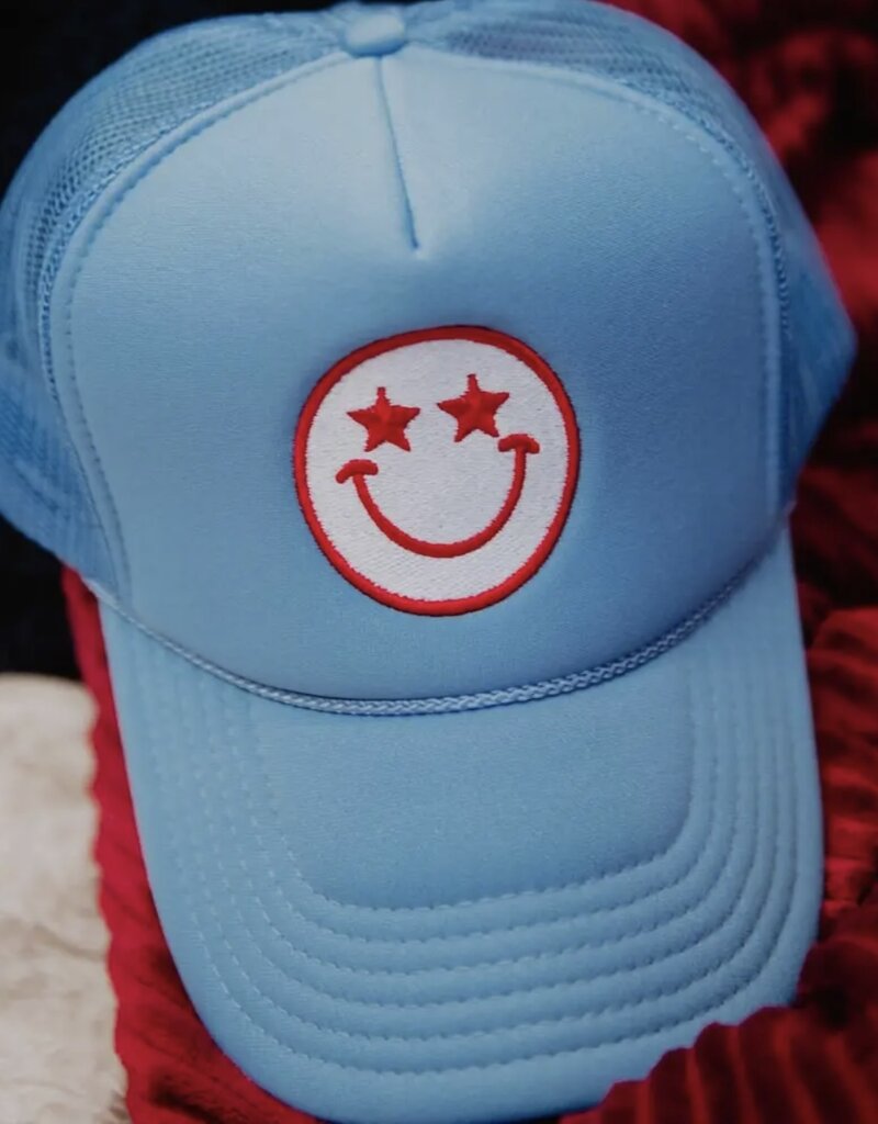 Katydid Star Happy Face Trucker Hat