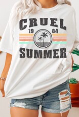 509 Broadway Retro Cruel Summer Oversized Graphic Tee