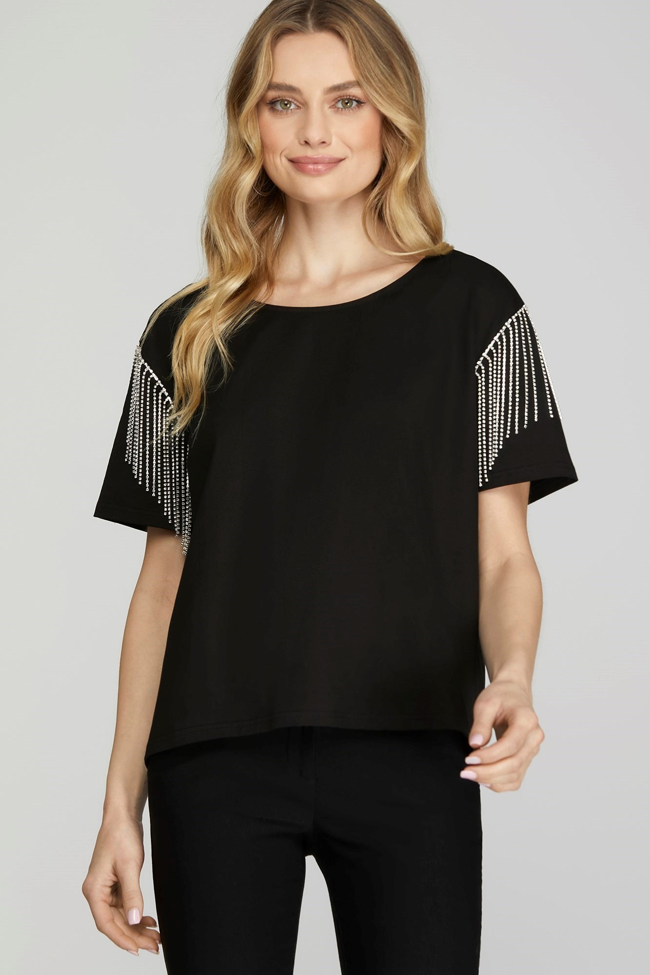 トップス leinwande Tweed Fringe Top leinwande（ラインヴァンド）の「Tweed Fringe Top（その他
