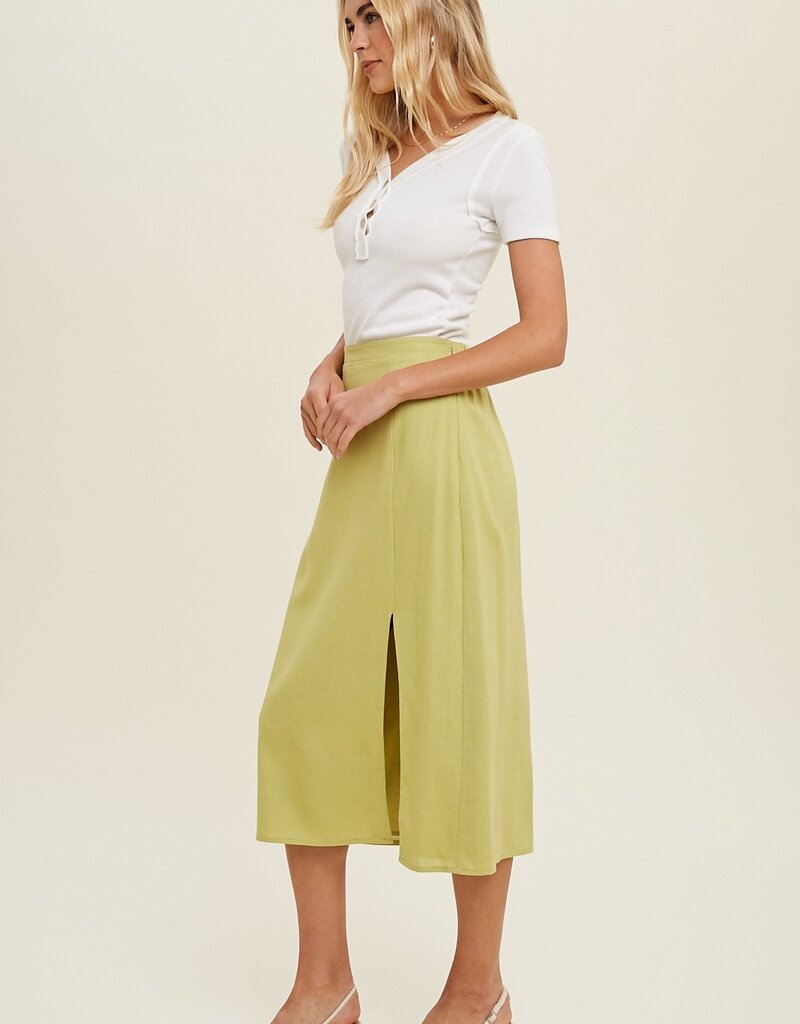 509 Broadway Button Up Knit Top Raw Edge