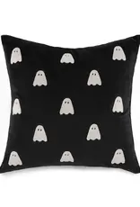 509 Broadway Ghosts Pillow-Black