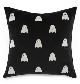 509 Broadway Ghosts Pillow-Black