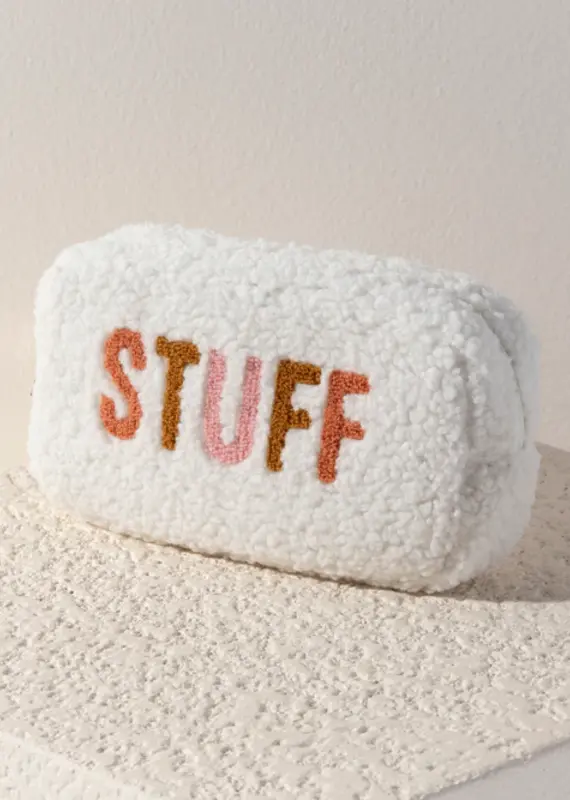 509 Broadway Stuff Sherpa Zip Pouch