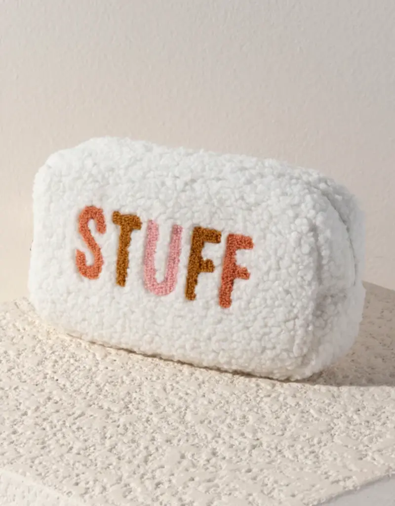 509 Broadway Stuff Sherpa Zip Pouch