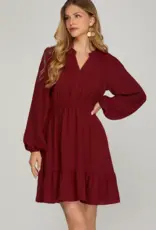 509 Broadway Elastic Waist Pocket Dress