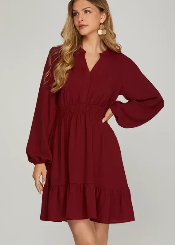 509 Broadway Elastic Waist Pocket Dress
