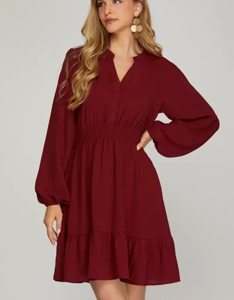 509 Broadway Elastic Waist Pocket Dress