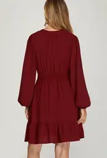 509 Broadway Elastic Waist Pocket Dress