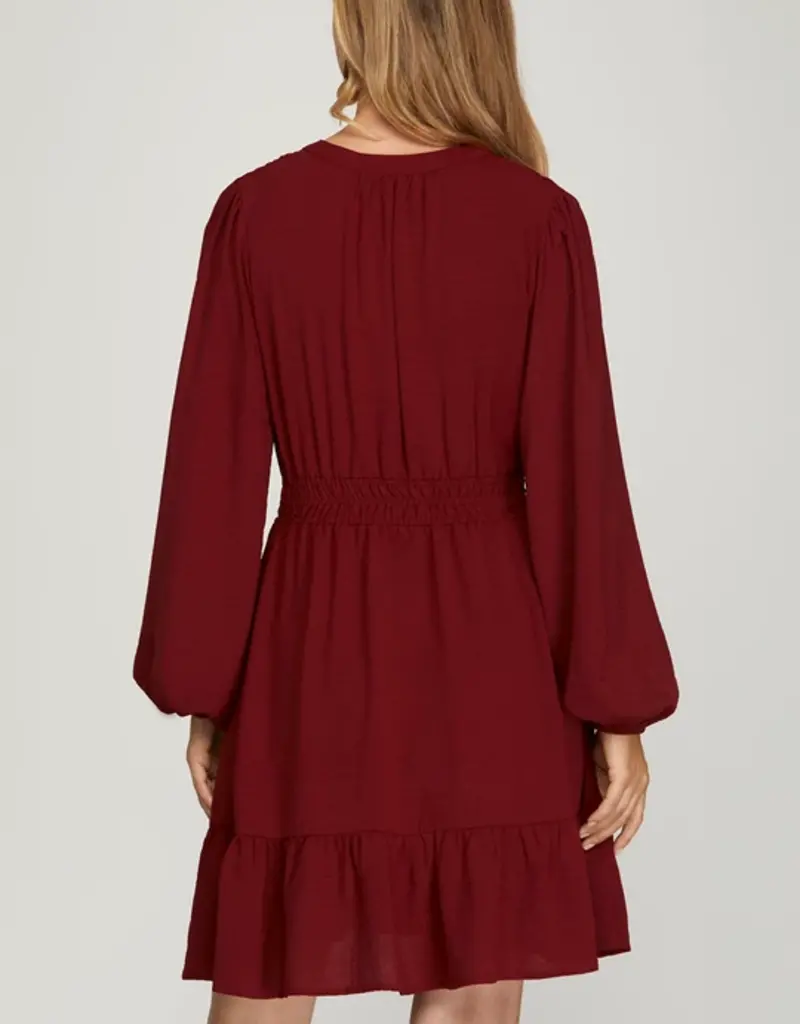 509 Broadway Elastic Waist Pocket Dress