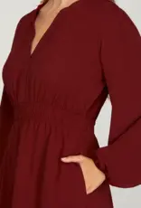 509 Broadway Elastic Waist Pocket Dress
