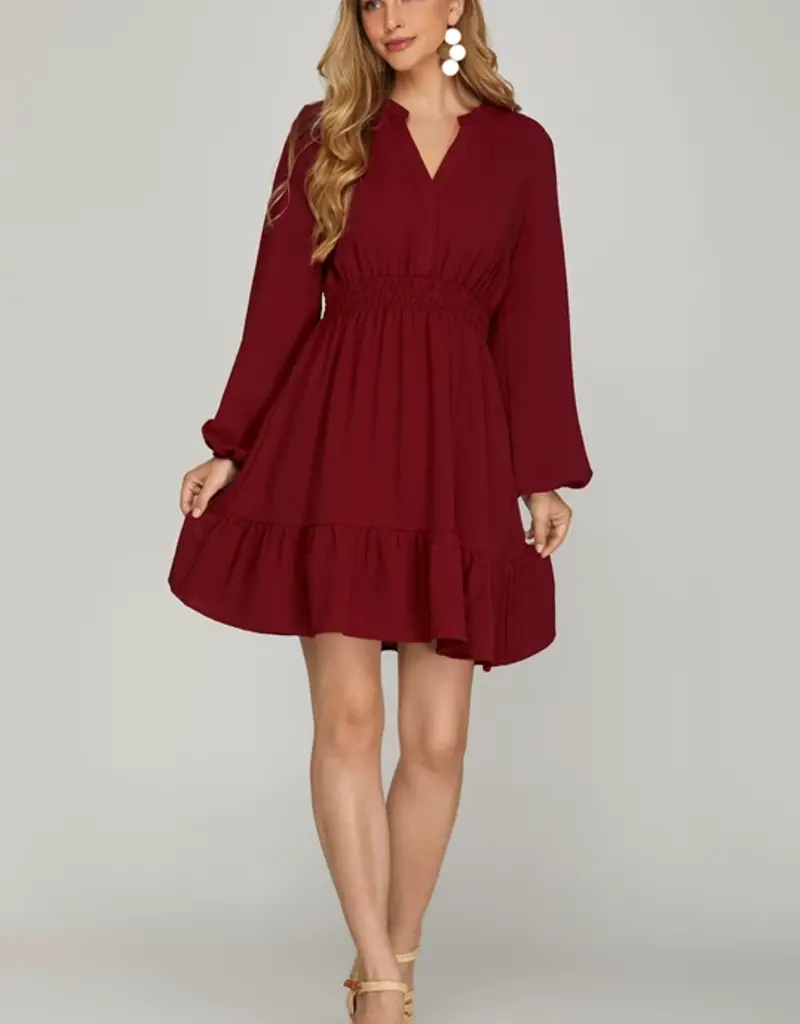 509 Broadway Elastic Waist Pocket Dress