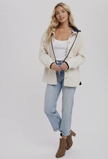 509 Broadway Fleece Hoodie Shacket