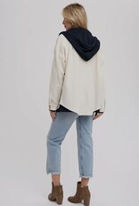 509 Broadway Fleece Hoodie Shacket