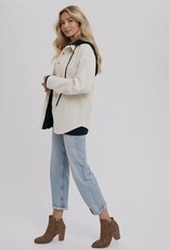 509 Broadway Fleece Hoodie Shacket