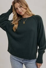 509 Broadway French Terry Knit Sweater