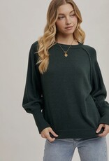 509 Broadway French Terry Knit Sweater