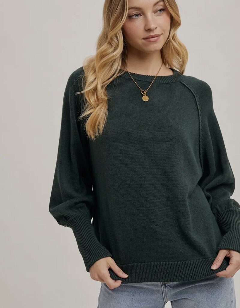 509 Broadway French Terry Knit Sweater