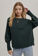 509 Broadway French Terry Knit Sweater