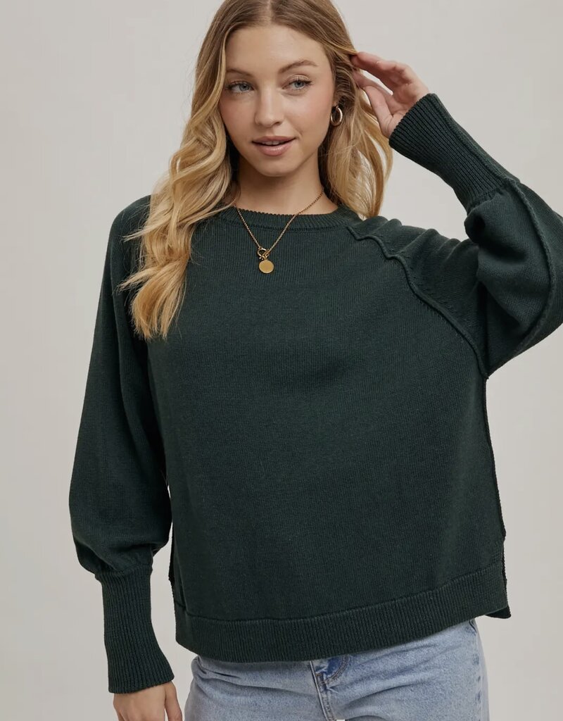 509 Broadway French Terry Knit Sweater