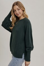 509 Broadway French Terry Knit Sweater